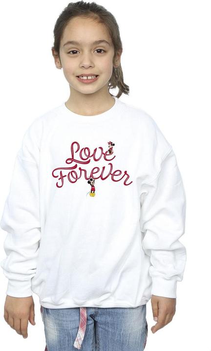 Produktbild Disney Mickey Mouse Love Forever Sweatshirt Mädchen (140, 146)