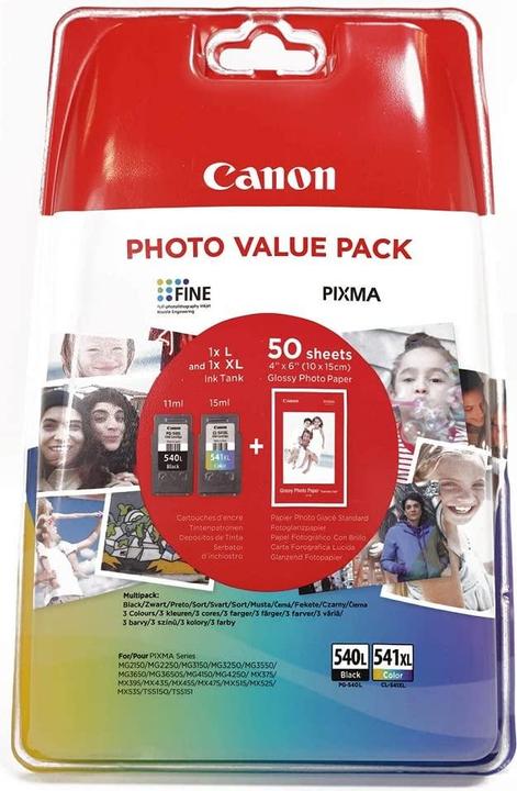 Productafbeelding Canon PG-540L/CL-541XL PHOTO VALUE BL (M, C, Y, BK)