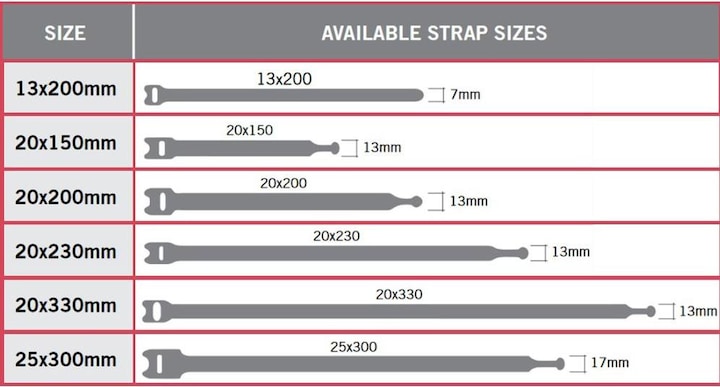Actual product image Velcro brand Professional brand cable tie (Velcro cable ties, 150 mm, 25 pcs.)