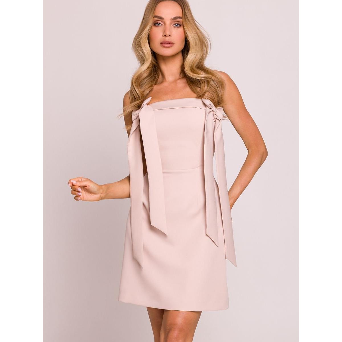 Made of Emotion, Damen, Kleider, Cocktailkleid Moe, Beige, (XL)