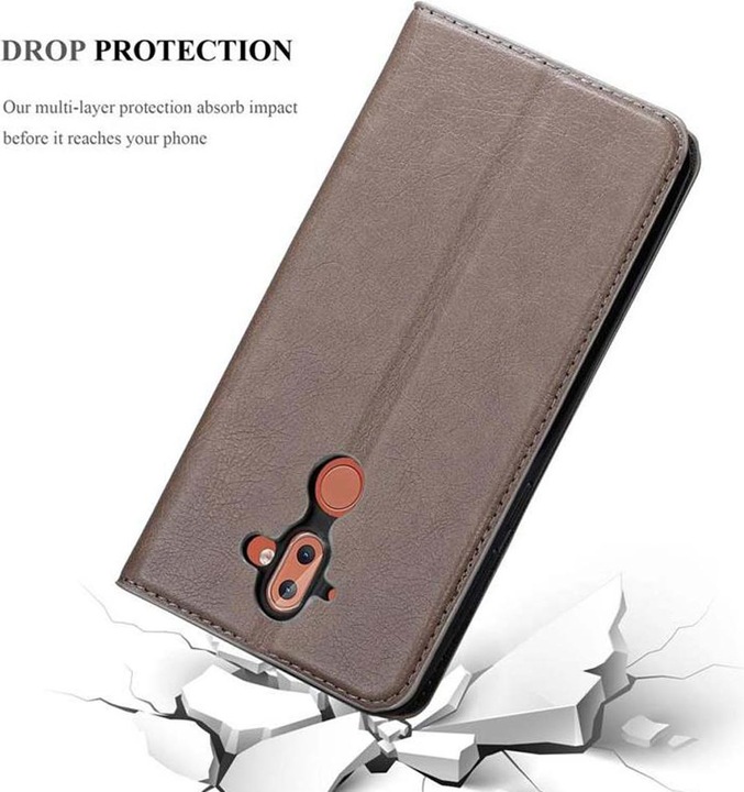 Produktbild Cadorabo Book Invisible Magnet Cover (Nokia 8 Sirocco)