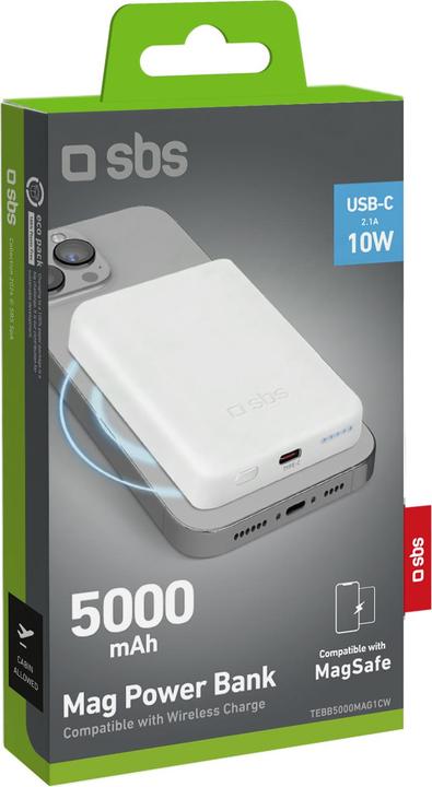 Immagine prodotto SBS Caricatore MagSafe (5000 mAh, 5 W)