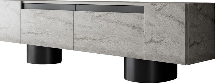 Actual product image Skye Decor Bohem Black TV Stand (180 x 30 x 50 cm)