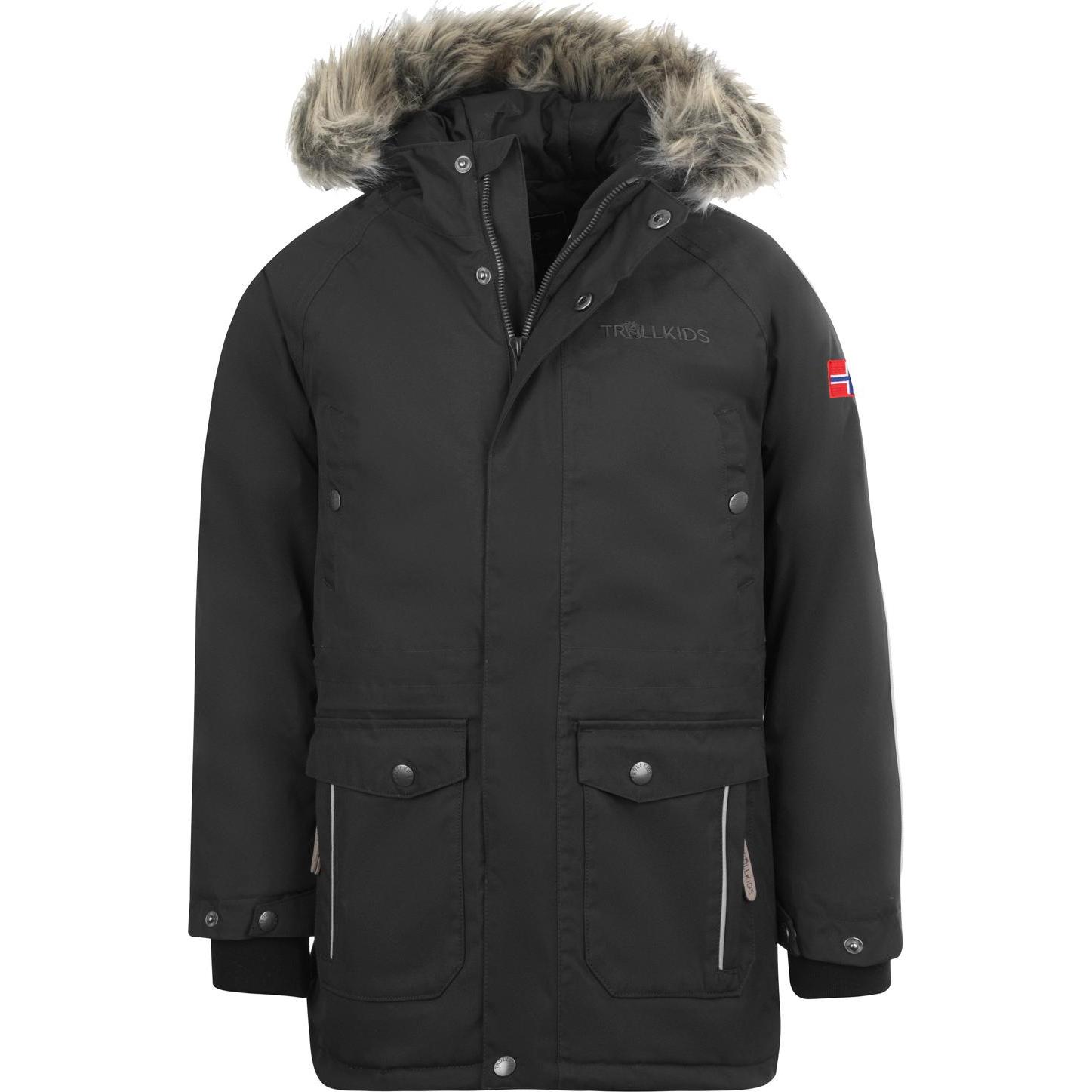 Trollkids, Unisex, Jacke, Kid's Nordkapp Jacket (104), Schwarz, 104