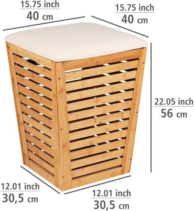 Immagine prodotto Wenko Cassettone per la lavanderia (55 l)