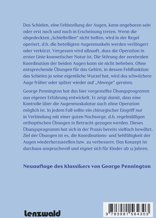 Produktbild Vom Schielen und Schauen (Deutsch, George Pennington, 2016)