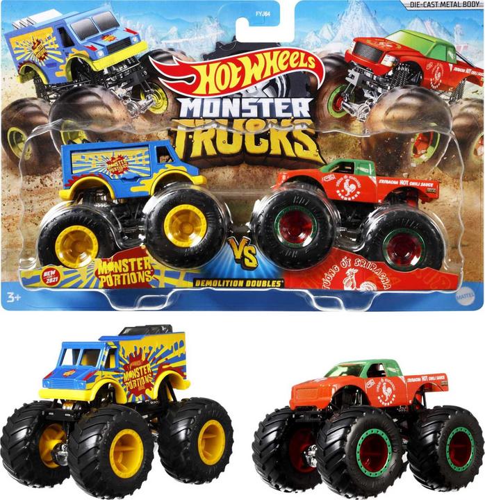 Actual product image Hot Wheels Monster trucks, Die-Cast