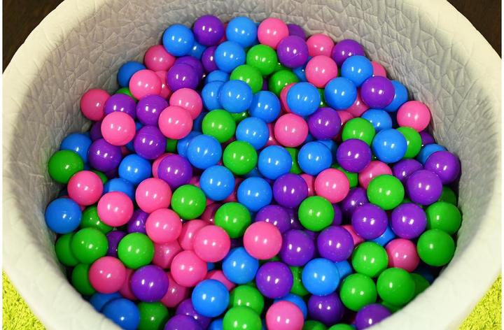 Image du produit Knorrtoys Bällebad soft - "Cosy geo grey" 300 balls softcolor' (ca. 6cm Durchmesser)