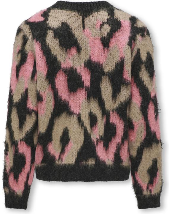 Produktbild Only Normal geschnitten Rundhals Gerippte Ärmelbündchen Pullover Strickpullover (134, 140)