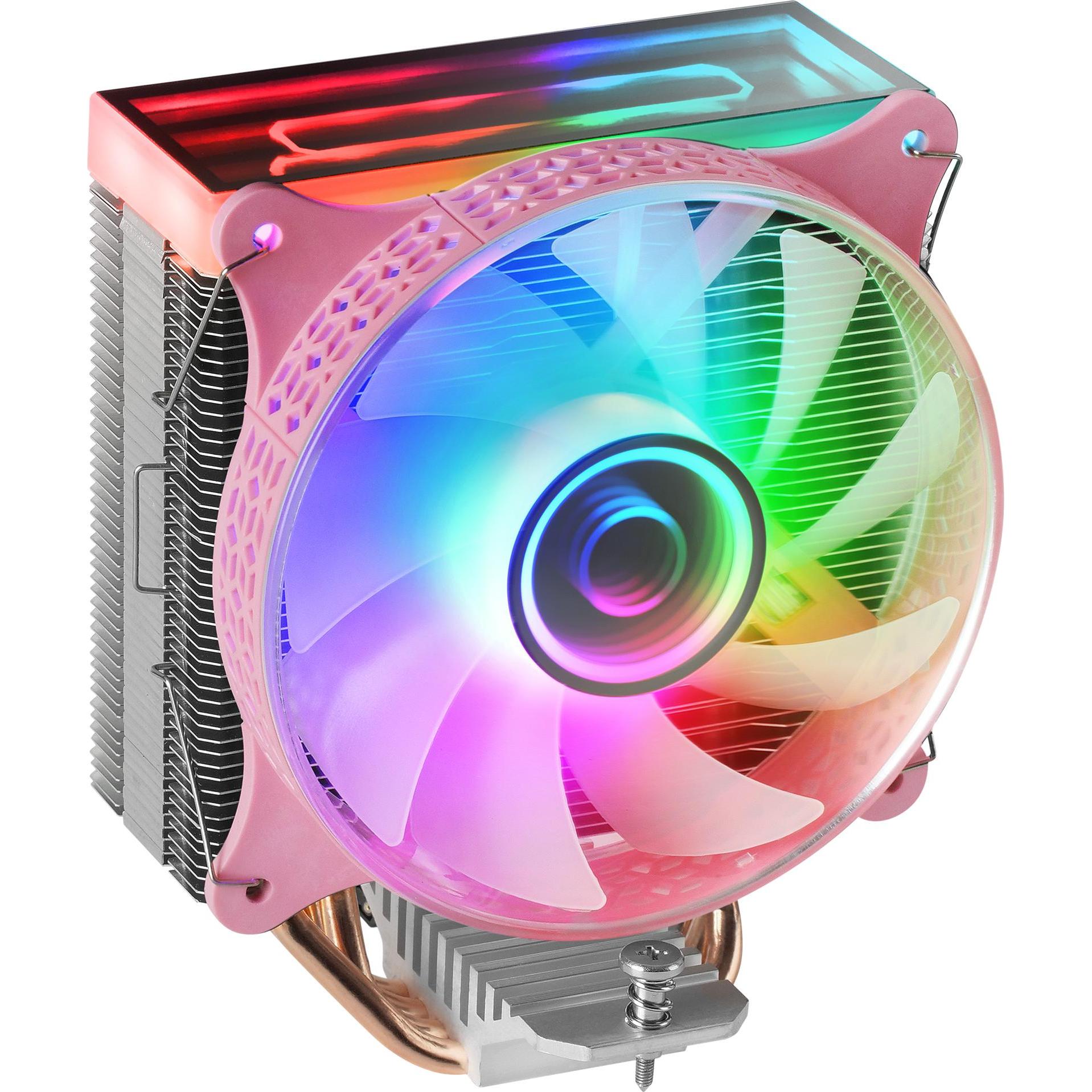 Mars Gaming Ventilateur Pour Processeur Mcpu-Vr RGB (Rose) (151 mm), CPU Kühler, Pink