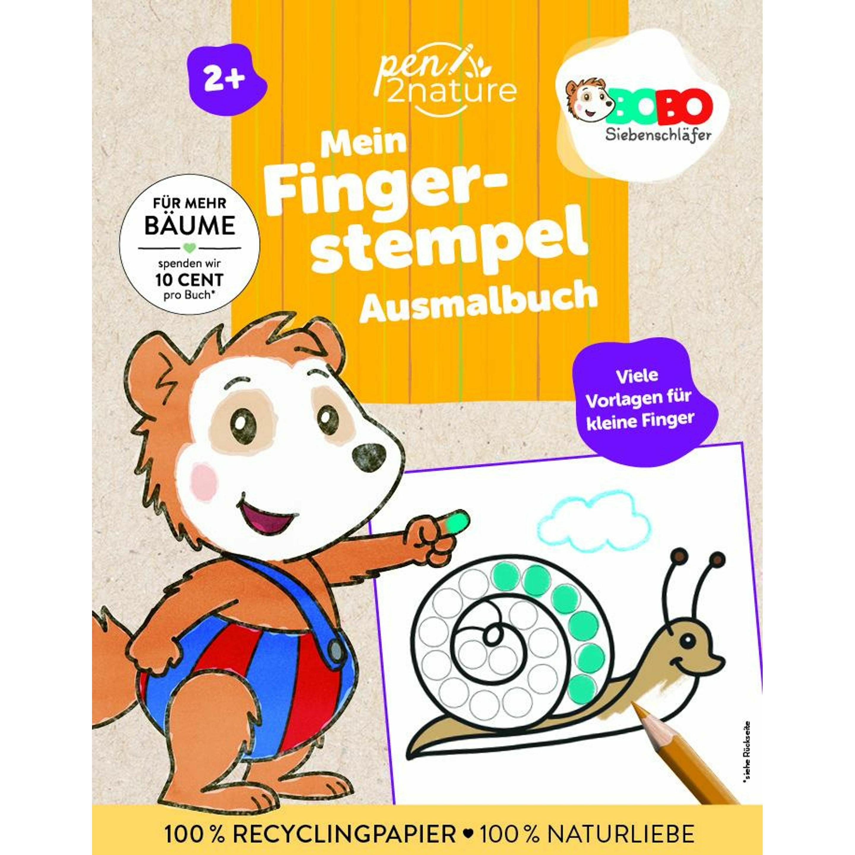 Thumbnail - Pen2nature Bobo Siebenschläfer Mein Fingerstempel-