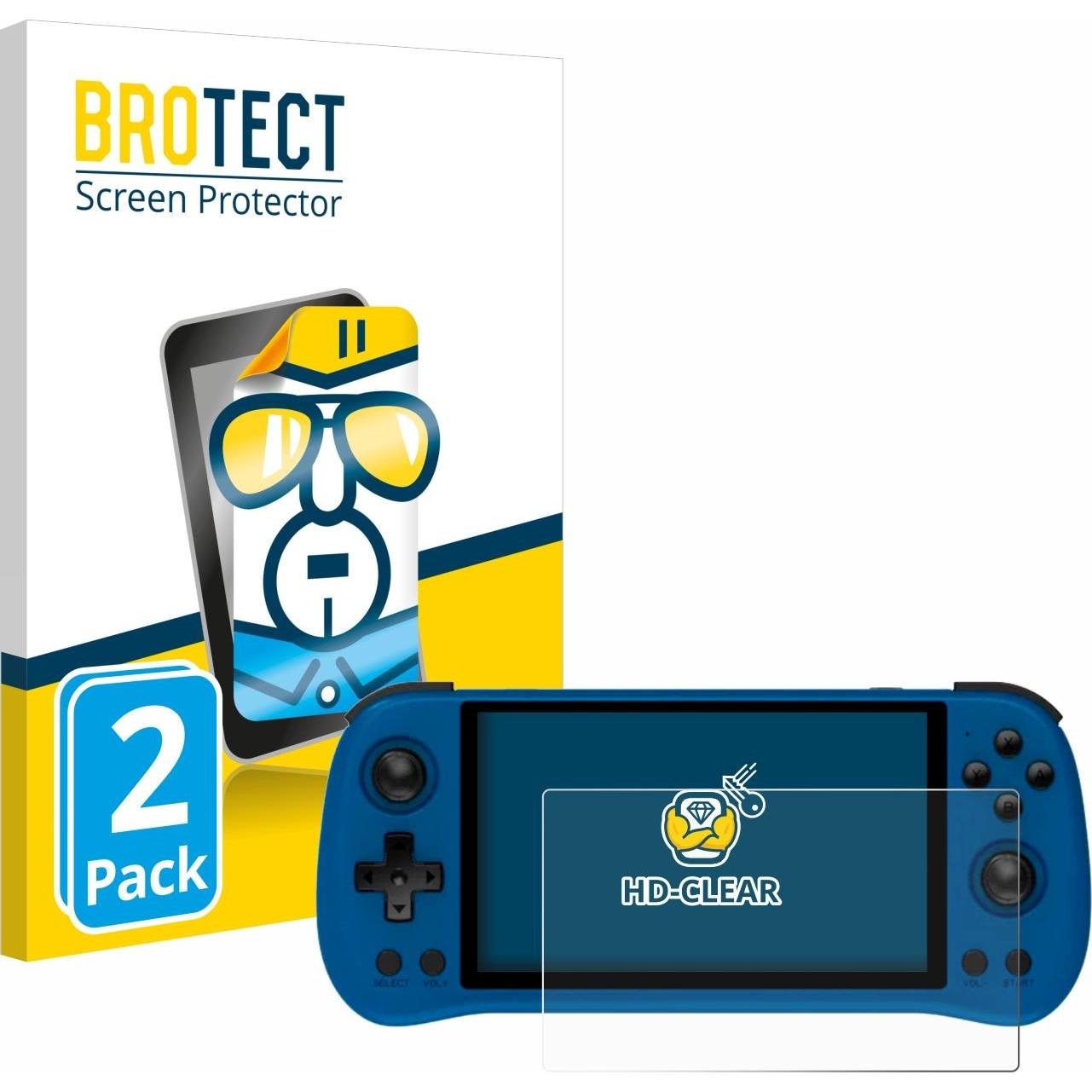 Thumbnail - BROTECT Schutzfolie Displayschutz Klar (2 Stück, X55), Tablet Schutzfolie
