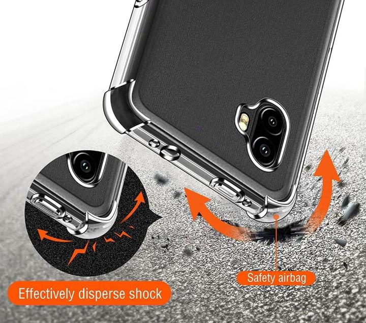 Produktbild Screenguard Samsung Galaxy Xcover6 Pro Hülle Crystal Soft Airbag Bumper (Samsung Galaxy XCover 6 Pro)