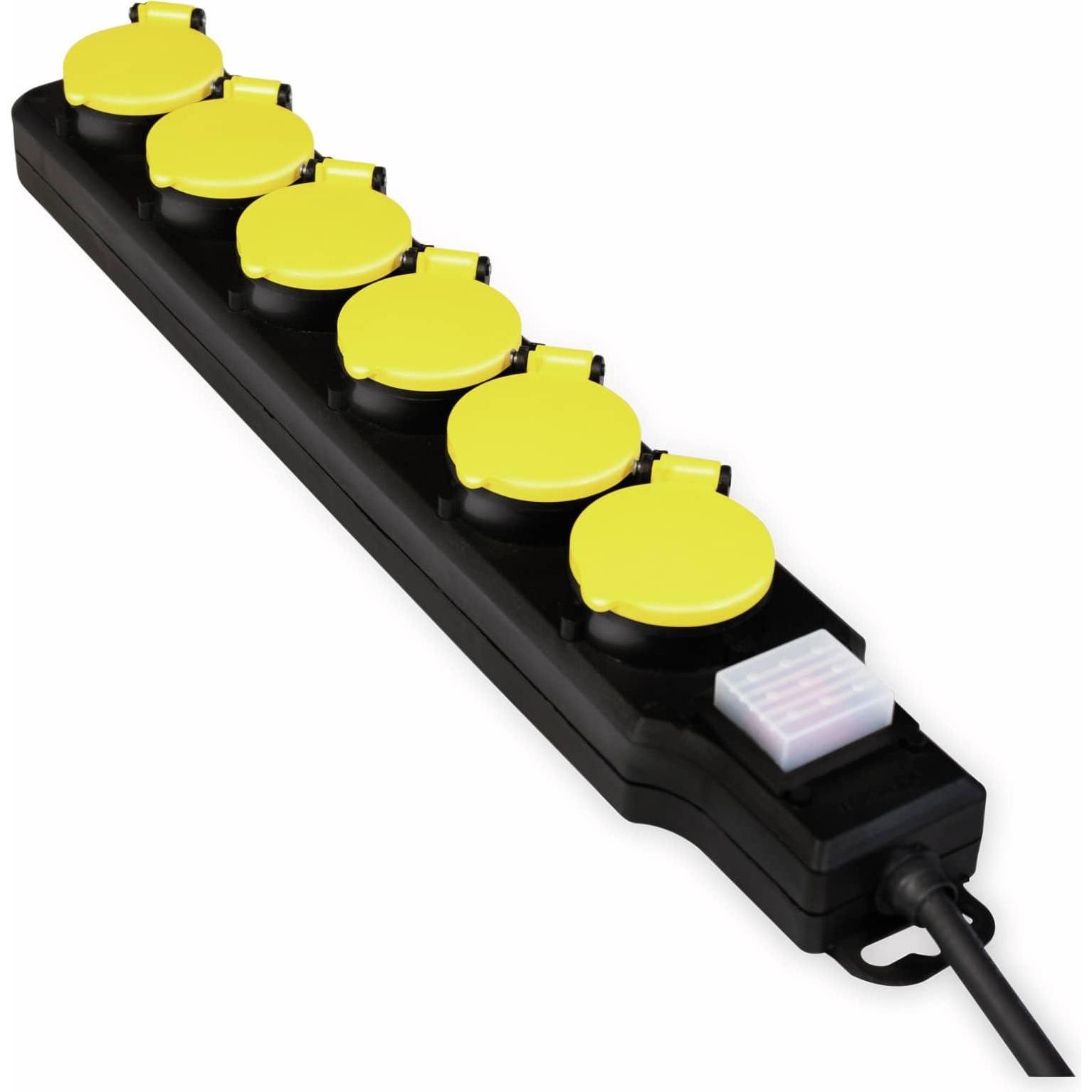 Thumbnail - LogiLink, Steckdosenleiste, 6x CEE 7/3 max (6 x, CEE 7/3, 1.50 m)