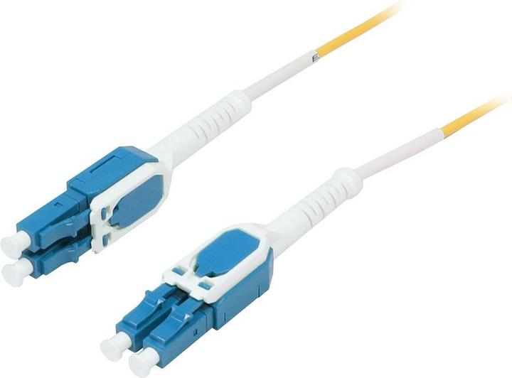 Produktbild Synergy 21 LWL-2-Faser-Patchk. 1,0mtr.LC-LC, 9/125um, OS2, Uniboot(drehbar), Push/Pull, AD=2mm (1 m)