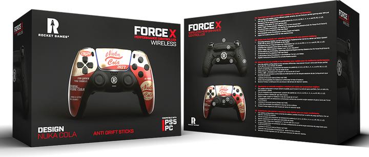 Actual product image Rocket Games Controller Rocket Force X Black Nuka Cola (PS5)