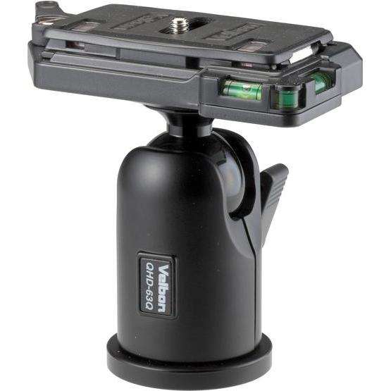 Velbon QHD-63 Q (Kugelkopf), Stativkopf, Schwarz