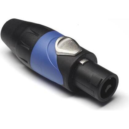 Thumbnail - Amphenol 4 pole SP series Loudspeaker Connector in D shell, Audio Stecker, Silber