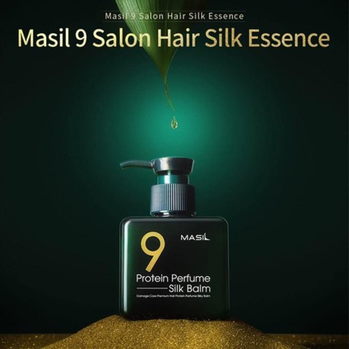 Produktbild Masi 9 Conditioning Balm Hydrating Smoothing Moisture Fibroin Protein Hair Essence Silk Balm 6.08floz - A (180 ml)