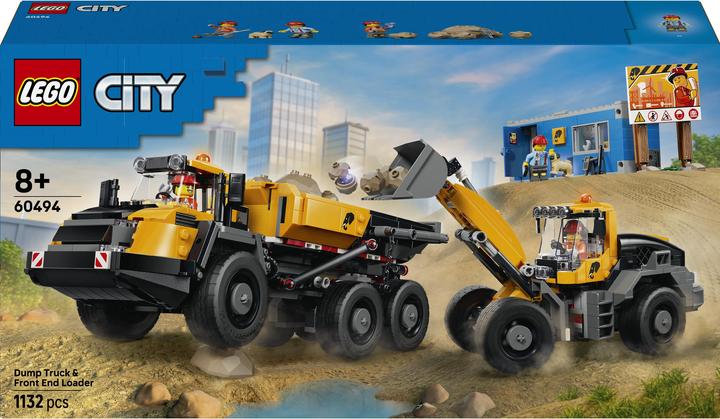 Produktbild LEGO Kipplaster und Schaufellader (60494, LEGO City)