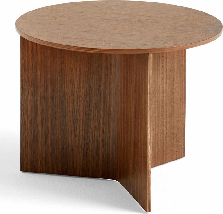 HAY Slit Table Wood Round Beistelltisch (45 x 35.50 cm)