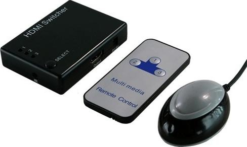 Produktbild LogiLink HDMI 3-Port mit Verstärker