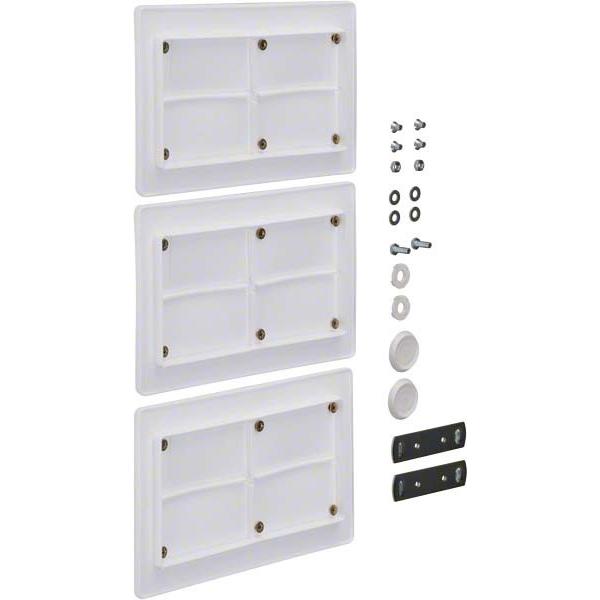 Hager, Verteilerschrank Zubehör, FZ718 - Grau - Stahl - 162 mm - 260 mm - 60 mm