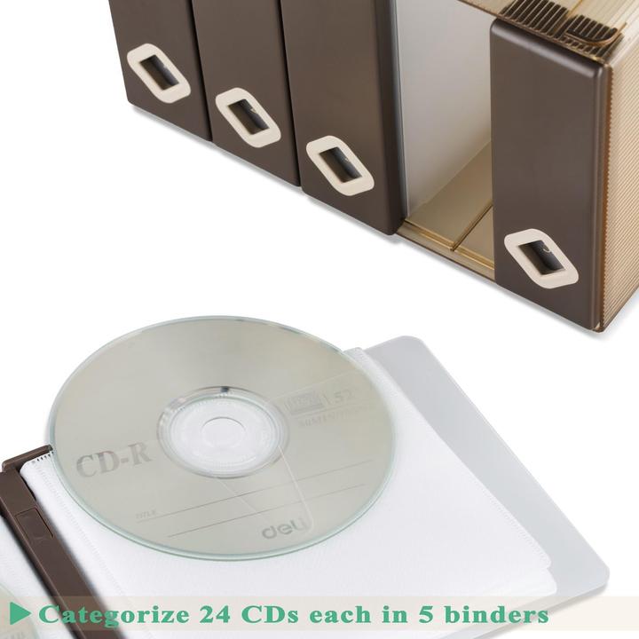 Actual product image AhfuLife CD/DVD/Blu-ray storage boxes (CDs)