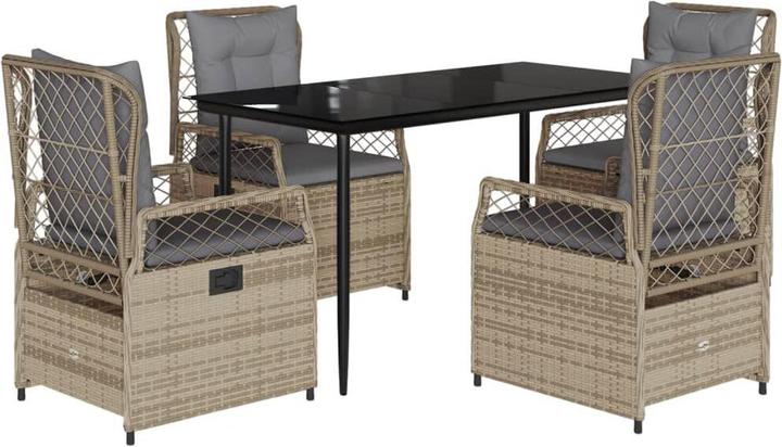 Produktbild vidaXL Garten Essgruppe (140 x 70 x 74 cm)