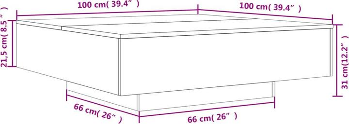 Immagine prodotto vidaXL Sawyer (100 x 100 x 31 cm)
