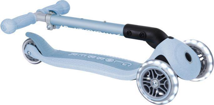 Produktbild Globber JUNIOR FOLDABLE LIGHTS ECO blaubeere,mit Leuchtrolle