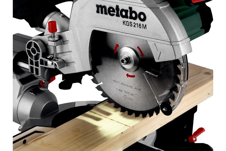 Actual product image Metabo Set KGS 216 M + saw blade