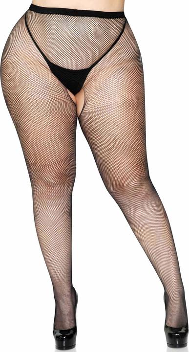 Productafbeelding Leg Avenue Visnetpanty met open kruis Zwart (46, 50)