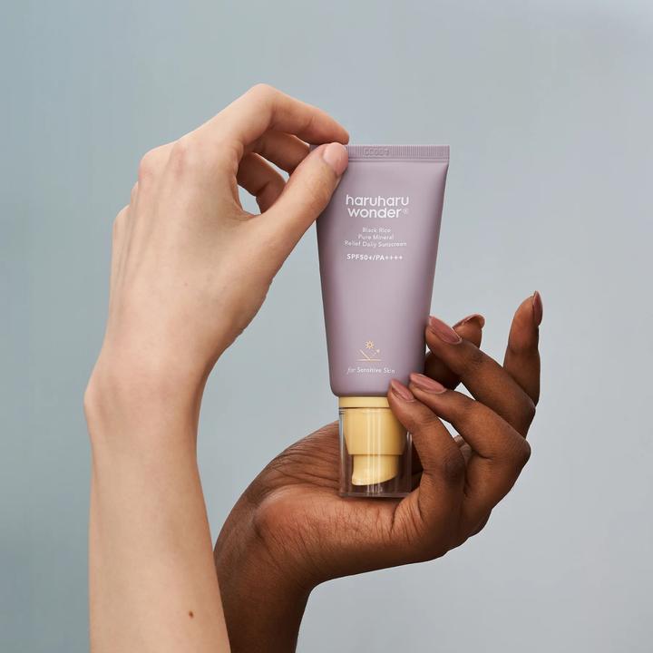 Productafbeelding Haruharu Wonder Zwarte Rijst Puur Mineraal (Zonnecrème, SPF 50+, 50 ml, 50 g)