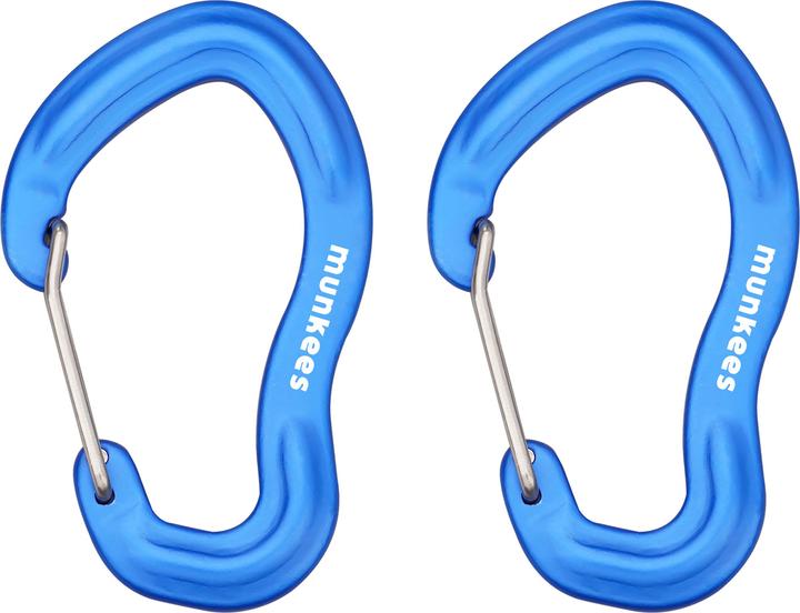 Immagine prodotto Munkees Karabiner mit Drahtschnapper 2er Pack