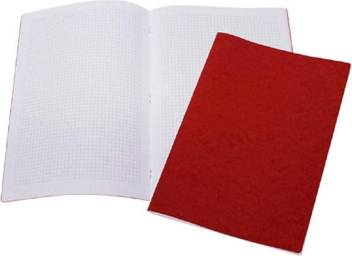 Produktbild Office Schulheft A4 kariert 40 Blatt, Rot, 10 Stück (A4, Kariert)