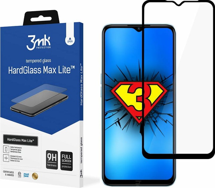 Produktbild 3MK HardGlass Max Lite (1 Stück, Oppo A57)