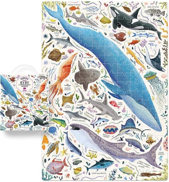 Produktbild Czuczu Fische und Wassertiere Puzzle 200 Teile (200 Teile)
