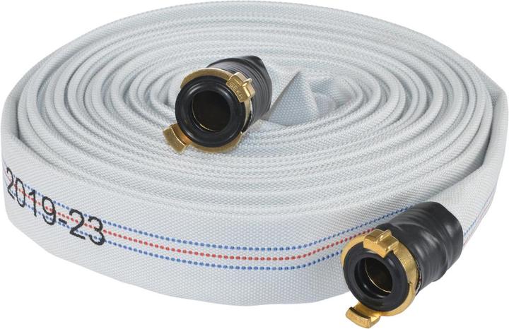 Geka Flat hose line with quick coupling connectionCoupling 1 1/4 inch 15... (15 m, 32 mm)