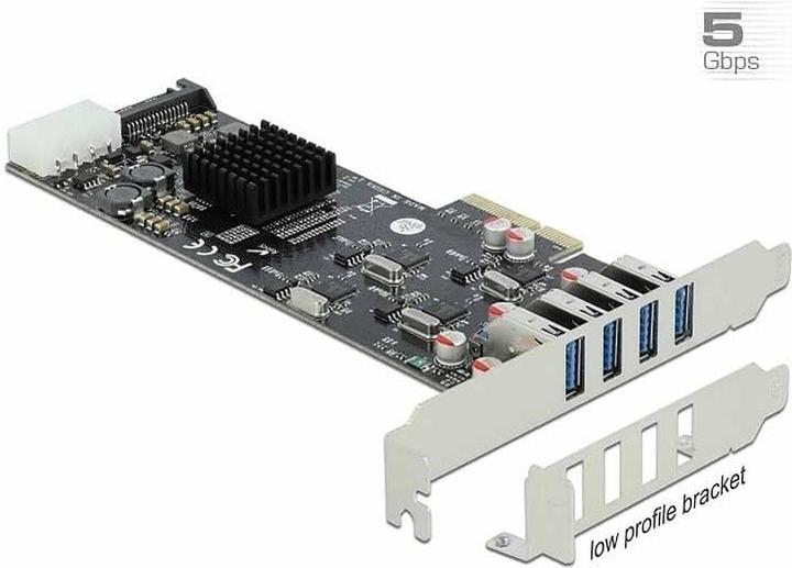 Actual product image Delock PCI Express card