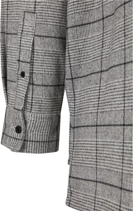 Immagine prodotto Urban Classics Camicia grigia lunga oversize a quadri (M)