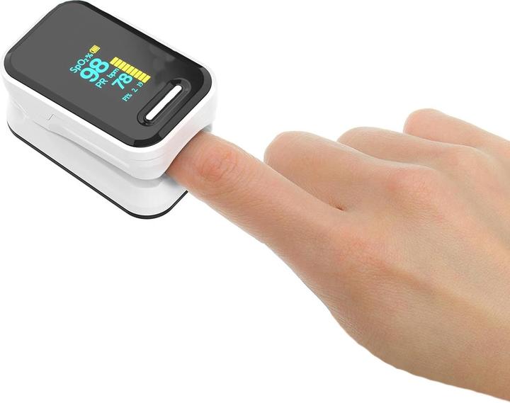 Actual product image Novidarte SpO2 heart rate monitor