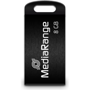 Thumbnail - MediaRange USB Nano-Speicherstick (8 GB, USB-A, USB 2.0), USB Stick, Schwarz
