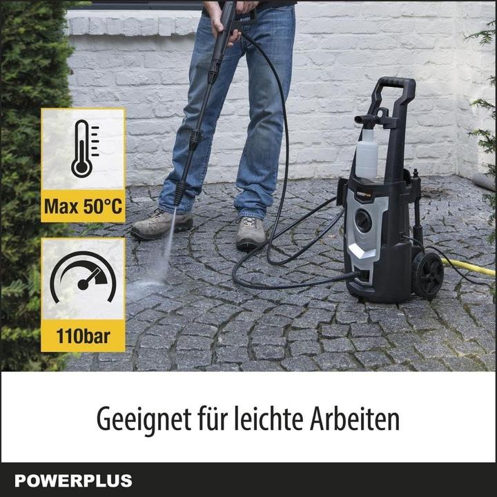 Actual product image Powerplus High pressure cleaner 1400W (Electrical connection)