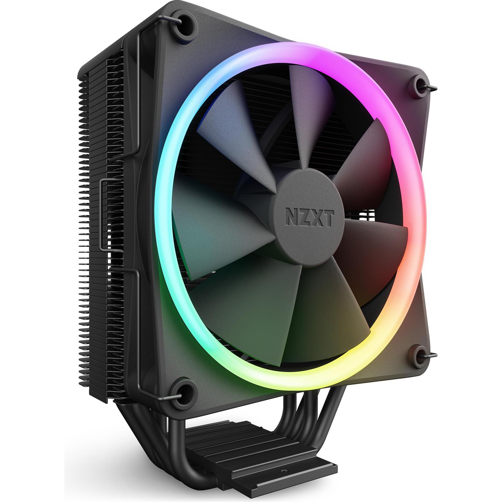 NZXT T120 RGB Processor Air cooler 12 cm Black 1 pc(s), CPU Kühler