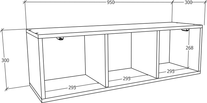 Immagine prodotto VCM Arila L (95 x 30 x 30 cm)