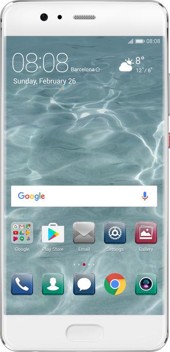 Actual product image Huawei P10 Plus (128 GB, Mystic Silver, 5.50", Single SIM, 4G)