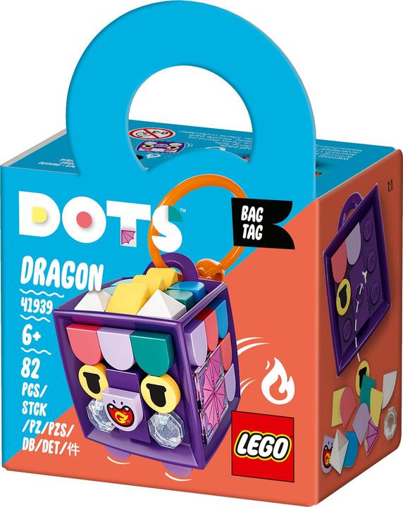 Produktbild LEGO Taschenanhänger Drache (41939, LEGO Dots)
