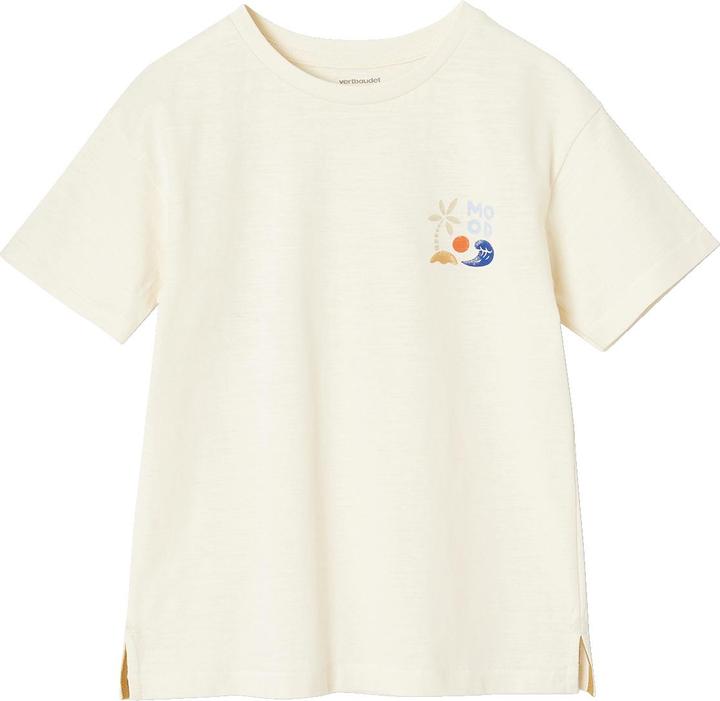 Vertbaudet Jungen T-Shirt mit XL-Print hinten und Recycling-Baumwolle (98, 104)