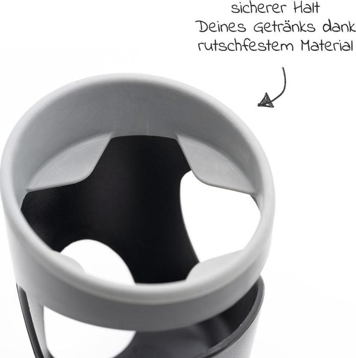 Produktbild Zamboo Getränkehalter Getränkehalter für Buggy und Kinderwagen - Schwarz